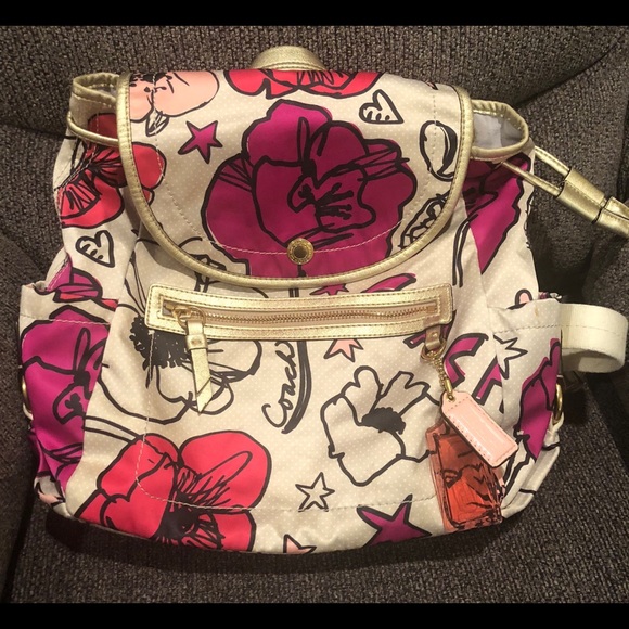 Coach Handbags - Coach Poppy backpack handbag